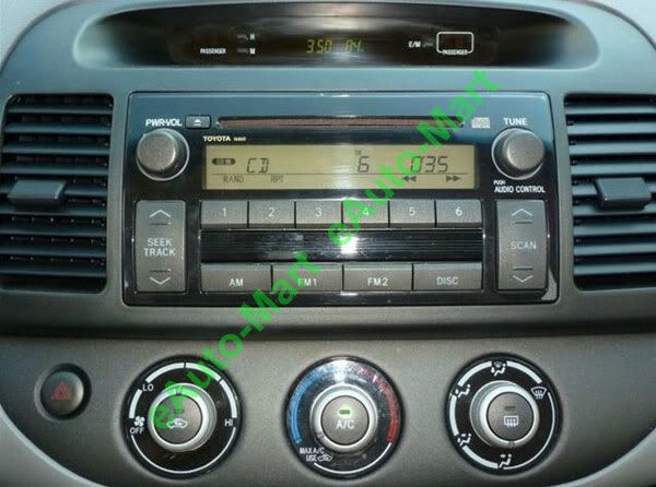 toyota camry in dash player #5