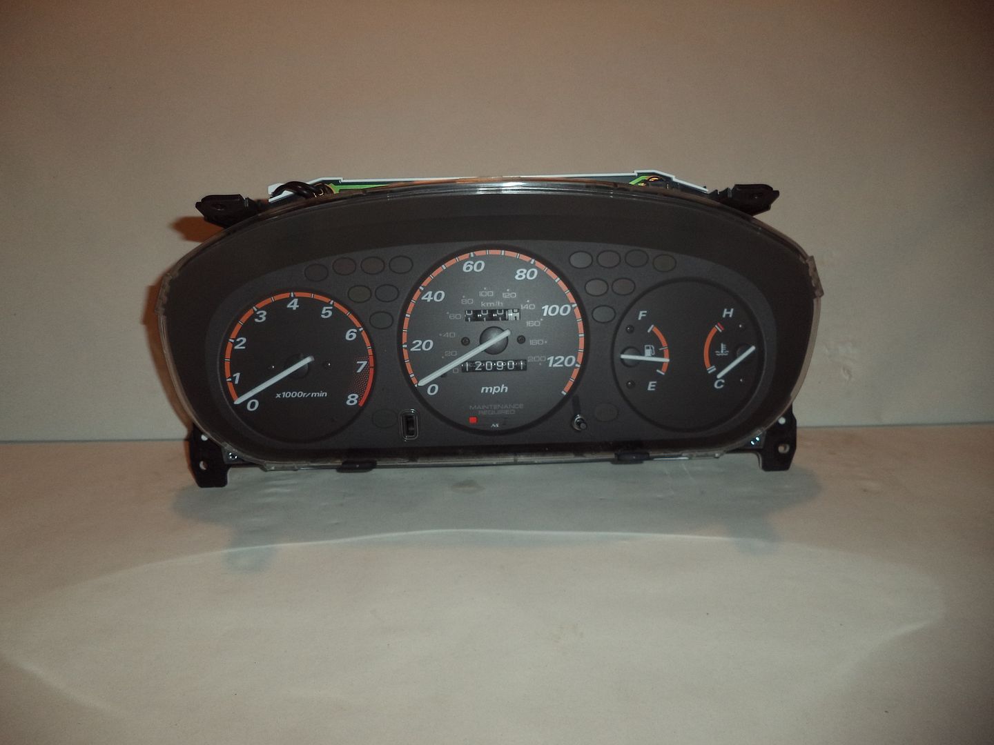 9701 99 Honda CRV MT CRV 120k Instrument Cluster Speedometer 2000