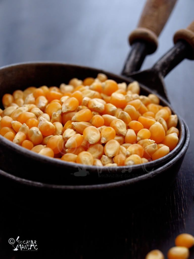 popcorn cu unt