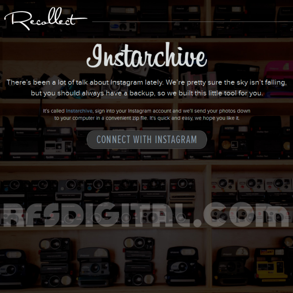 Instarchive.Recollect.com: crea un backup de todas tus fotos de Instagram