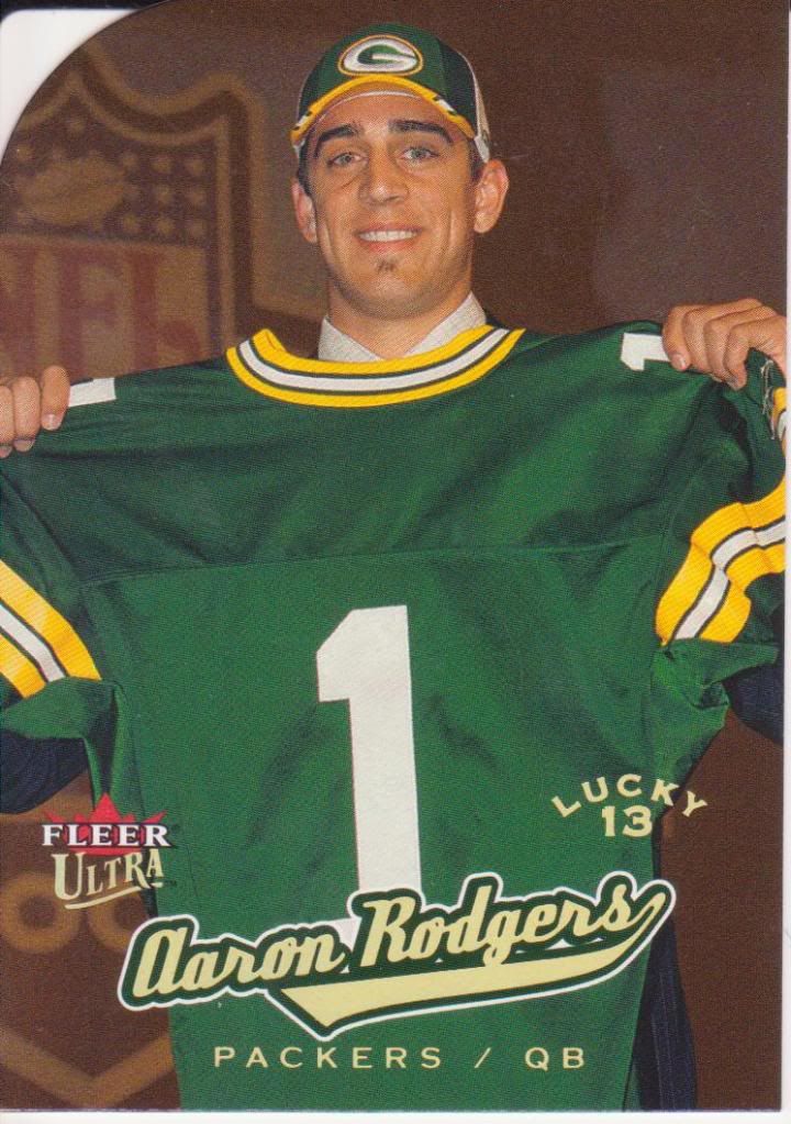 Aaron Rodgers &amp;quot;Lucky 13&amp;quot; Gold Medalllion RC