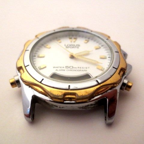lorus dual display watch