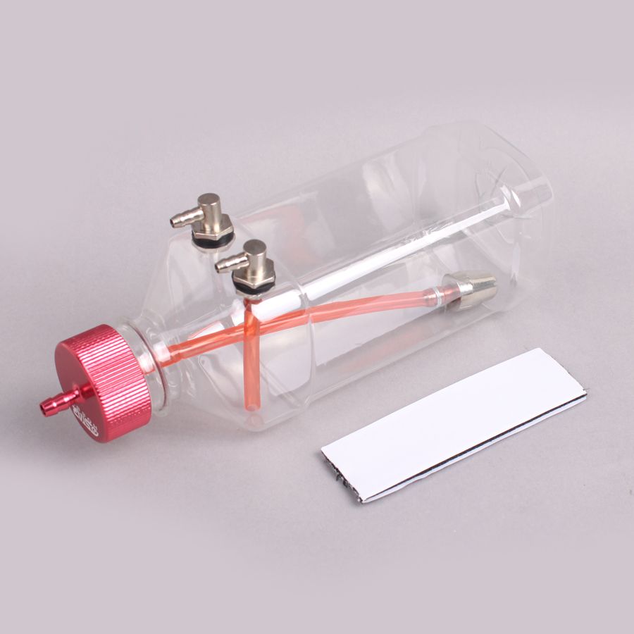 360ml 12oz Clear Plastic Rc Fuel Tank With Metal Gas gas RC engine tank