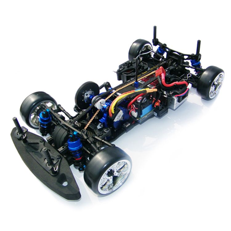 1/10 Electric drift RC car carbon fiber body RTR brushless Motor belt drive