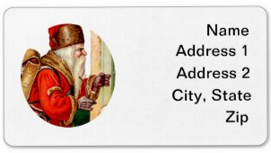 Christmas Visitor Stickers