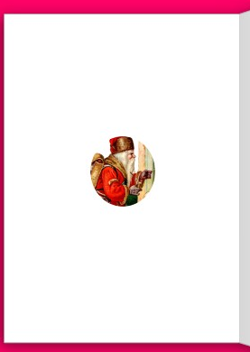 Christmas Visitor Card insert