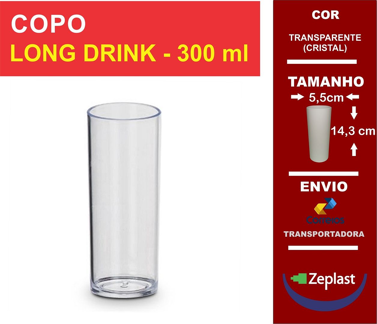 Copo Long Drink Acrílicos P Personalizar R$ 1,20 em Mercado Livre Onde Colocar Aparador Na Sala ~ Copo Long Drink Acrílicos P Personalizar R$ 1,20 em Mercado Livre