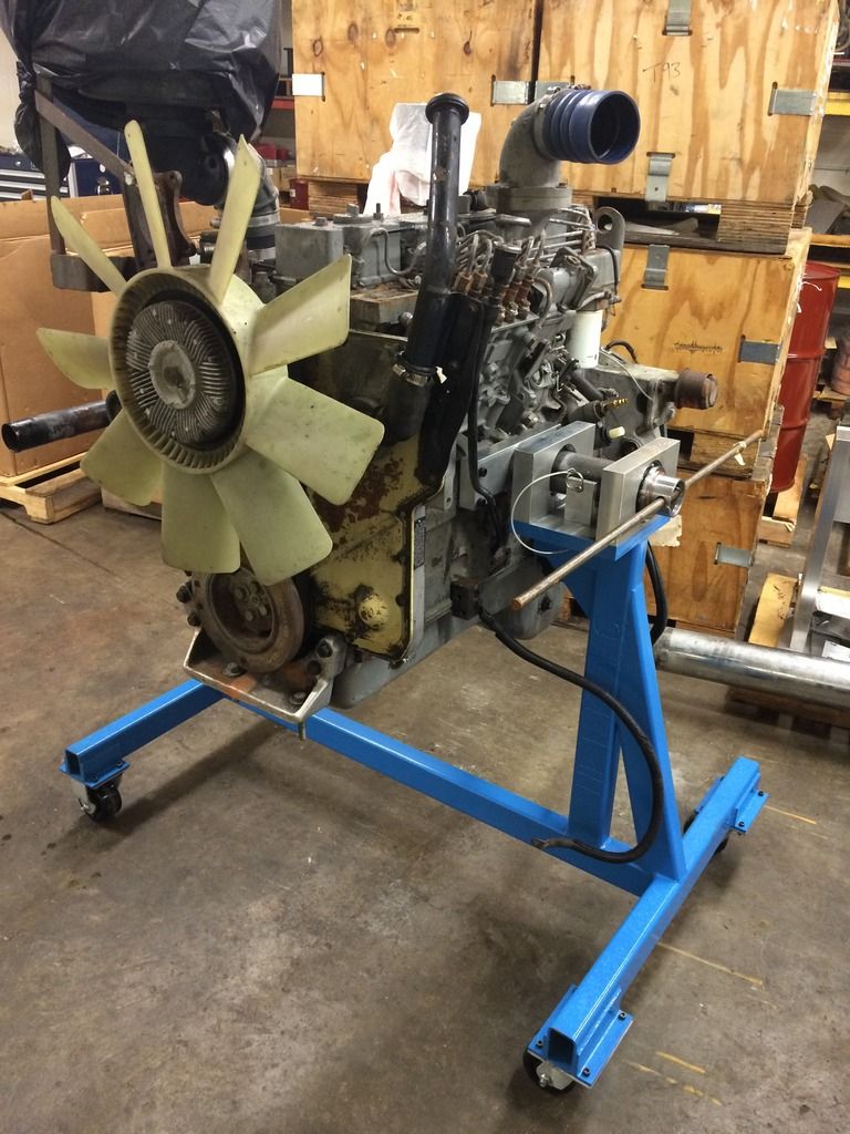 Built an engine stand for a 6CT Dodge Cummins Diesel Forum