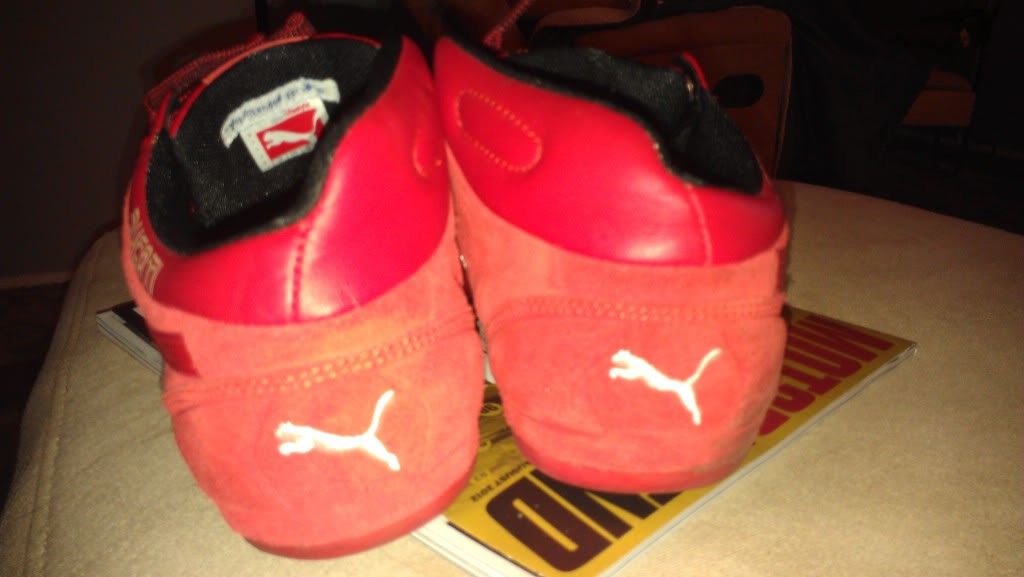 puma ducati red shoes