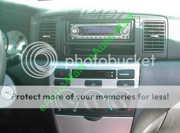 Toyota Corolla EX 2002 2006 in Dash GPS Navi Special Custom Car DVD Player
