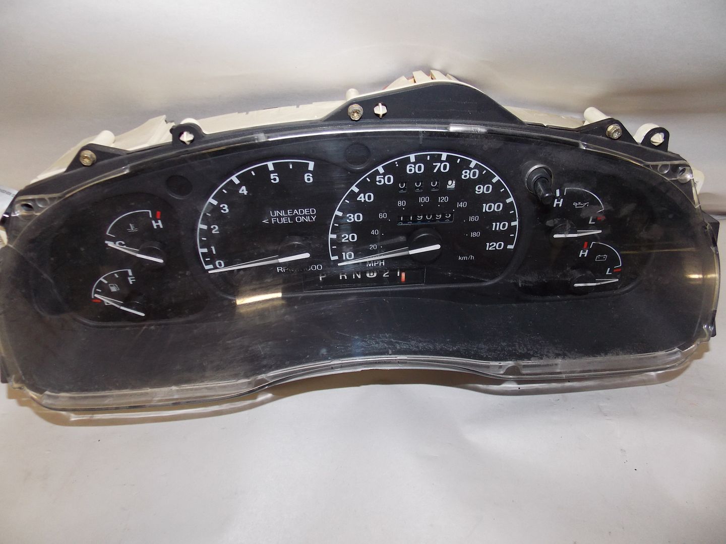 1996 Ford ranger gauge cluster