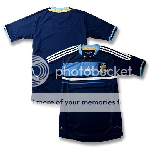   Argentina Away 2011/2012 Football Jersey Adidas Soccer Shirt  