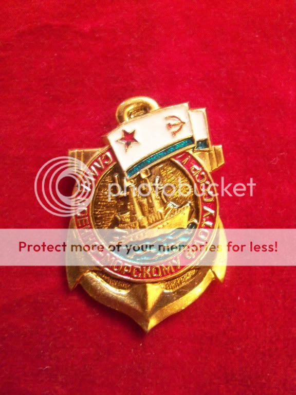 Soviet Russian USSR NAVY Naval Fleet Badge/ Medal Set  