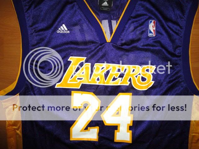 KOBE BRYANT #24 LOS ANGELES LAKERS ADIDAS JERSEY XL  