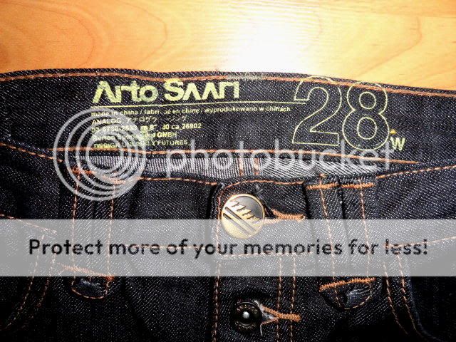 ARTO SAARI ANALOG BURTON JEANS 28 x 32 BLACK NEW  