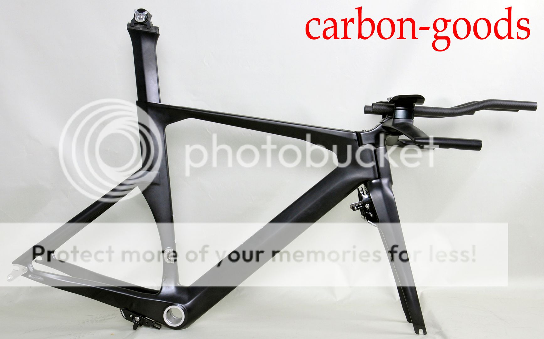 Full Carbon Triathlon Time Trial TT Frame Aero TT Handlebars Di2