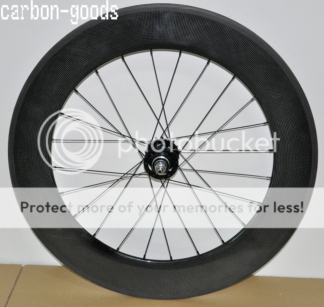   Track Clincher Bike Wheel 88mm Fixed Gear Rear Wheel Only