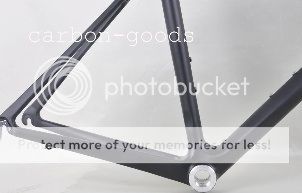 Matte Black Full Carbon Road Bike Frame+Fork+Headset 58cm  