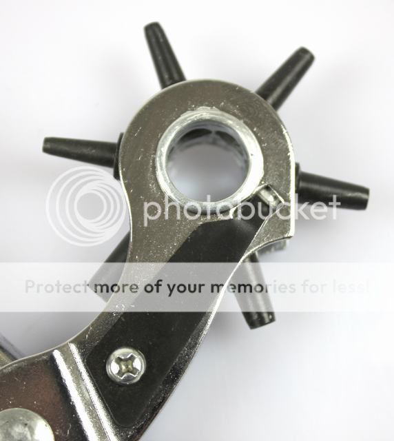 Leather Hole Punch Hand Pliers Belt Holes Punches Plastic Rubber