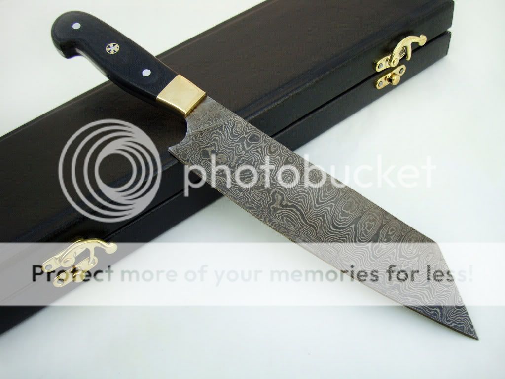 Japnees Custom made Damascus Steel Chef knife  