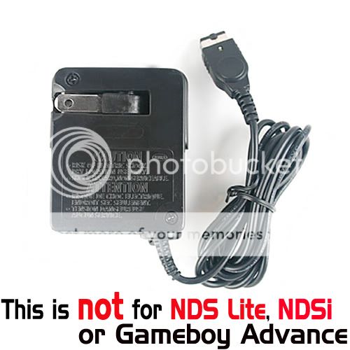 Travel AC Wall+Car Charger For Nintendo DS Gameboy Advance SP NDS GBA 